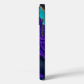 Paarse uil telefoonhoesje Case-Mate iPhone case (Achterkant / Links)