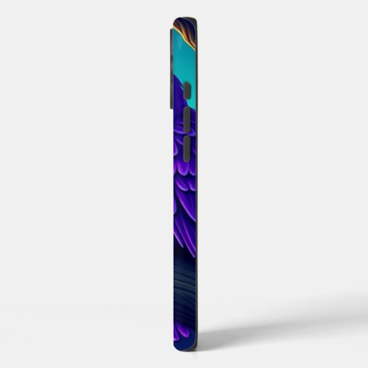 Paarse uil telefoonhoesje Case-Mate iPhone case (Achterkant / Links)