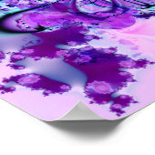 Paarse uitbarsting (12 op 12) Art Print Poster (Hoek)