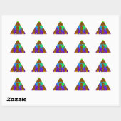 paarse uitkijkzeeën sticker (Vel)