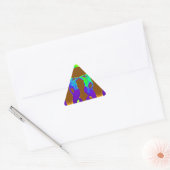 paarse uitkijkzeeën sticker (Envelop)