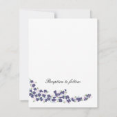 Paarse uitnodiging tot donkere weddenschappen (Achterkant)