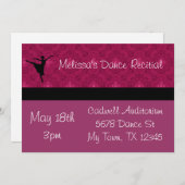 Paarse uitnodiging tot het indienen van de overweg (Voorkant / Achterkant)