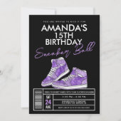 Paarse uitnodiging tot het indienen van een uitnod (Voorkant)