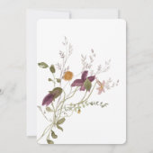 Paarse uitnodiging tot het indienen van een vuurbr (Achterkant)