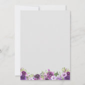 Paarse uitnodiging tot het indienen van een vuurge (Achterkant)