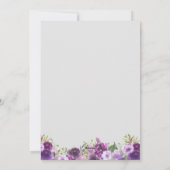 Paarse uitnodiging tot het indienen van een vuurge (Achterkant)