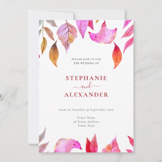 Paarse uitnodiging tot het uitzenden van QR-code v (Voorkant)