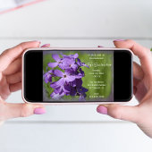 Paarse uitnodiging tot inschrijving van de GraduPa