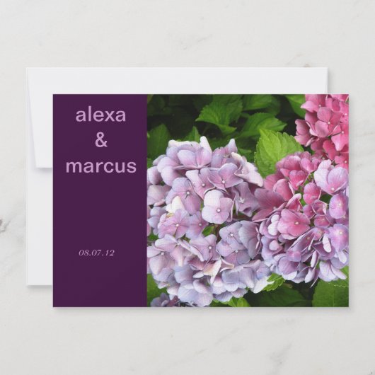 Paarse uitnodiging tot weddenschap (Achterkant)