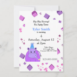 Paarse uitnodiging van Hippo-partij