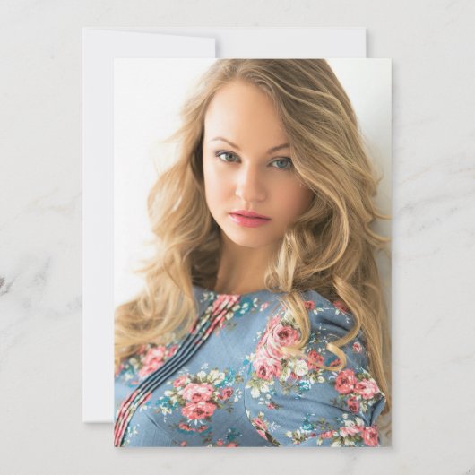 paarse uitnodiging voor afgestudeerden verpleegkun (Achterkant)