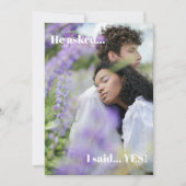 Paarse uitnodiging voor een fotowedstrijd (Voorkant)