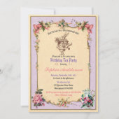 Paarse uitnodiging voor theaternamiddagnamiddag (Voorkant)