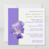 Paarse uitnodiging voor weddenschappen (Voorkant)