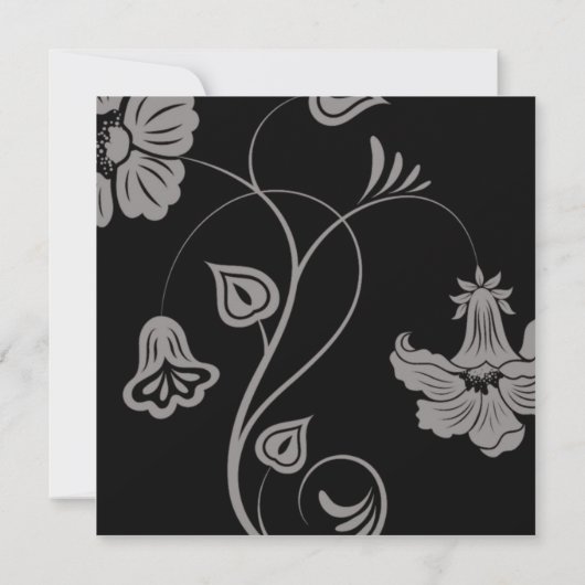 Paarse uitnodigingen voor een gestreept huwelijk (Achterkant)