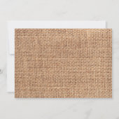 Paarse uitnodigingen voor het huwelijk in het Rust (Achterkant)