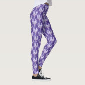 Paarse ultra-violet irispatroon leggings (Rechts)