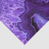 Paarse ultra Violett Agate Mineral Gemstone Tissuepapier (Detail)