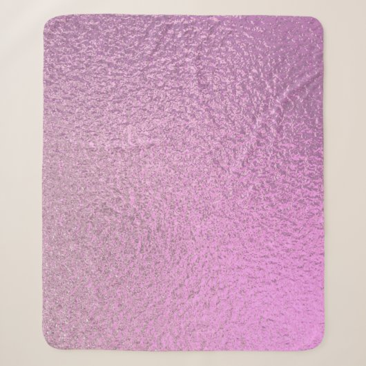 Paarse ultraviolette achtergrond van bladpapier. sherpa deken (Voorkant)