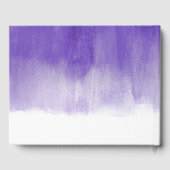 Paarse ultraviolette moderne kunst, zestien op maa gastenboek (Achterkant)