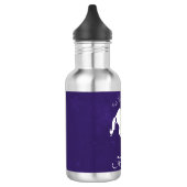 Paarse Unicorn - Gepersonaliseerd Waterfles (Links)
