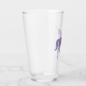 Paarse Unicorn Glas (Rechts)