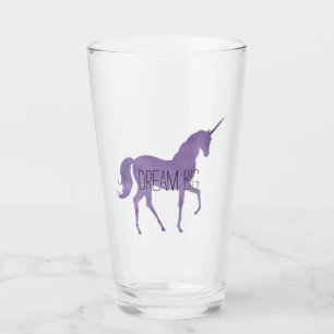 Paarse Unicorn Glas