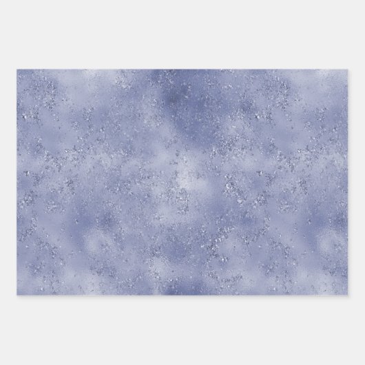 Paarse Unicorn Glitter Inpakpapier Vel (Voorkant 3)