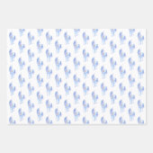 Paarse Unicorn Gold Glitter Heart Inpakpapier Vel (Voorkant)