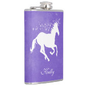 Paarse Unicorn maatkolf Heupfles (Rechts)