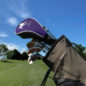 Paarse Unicorn Personalized Golf Head Hoesje Golfheadcover