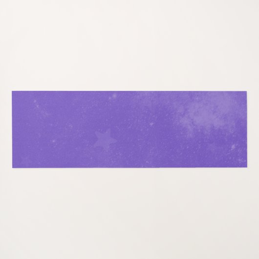 Paarse Unicorn Persoonlijke Yoga Mat (Achterkant (horizontaal))