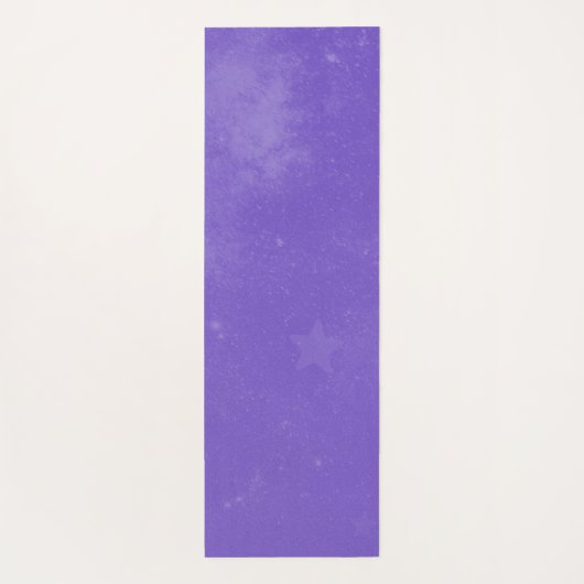 Paarse Unicorn Persoonlijke Yoga Mat (Achterkant)