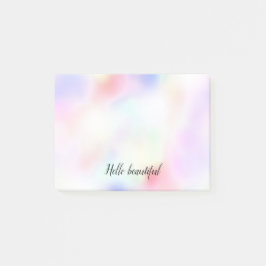 Paarse unicorn roze regenboog post-it® notes