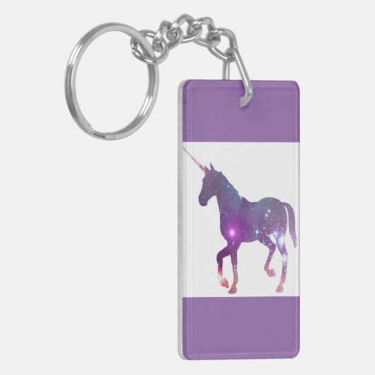 PAARSE UNICORN SLEUTELHANGER (Voorkant Links)