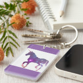 PAARSE UNICORN SLEUTELHANGER (Voorkant Rechts)