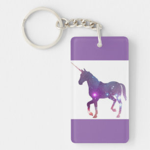 PAARSE UNICORN SLEUTELHANGER