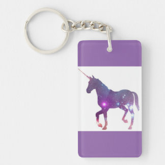 PAARSE UNICORN SLEUTELHANGER