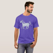 Paarse Unicorn T-shirt (Voorkant volledig)