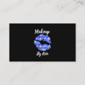 Paarse Unicorn tilt de creatieve makreelleider aan Visitekaartje (Voorkant)