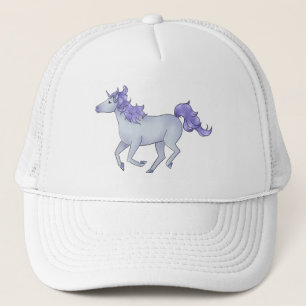 Paarse Unicorn Trucker Pet