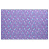 Paarse Unicorns roze sterren Stof (Fat Quarter)