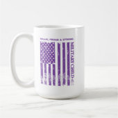 Paarse Up Trots Dapper Sterk Kind & Volwassene Koffiemok (Links)