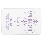 Paarse v2 Fancy Versiering sparen de Magnet van de Magneet (Horizontaal)