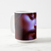 Paarse Vader Baby Glow Koffiemok (Voorkant links)