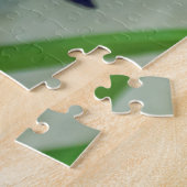 Paarse vanda orchideeën puzzel legpuzzel (Zijkant)