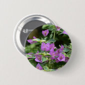 Paarse variëteiten Crepe en Myrtle Ronde Button 5,7 Cm (Voorkant /achterkant)