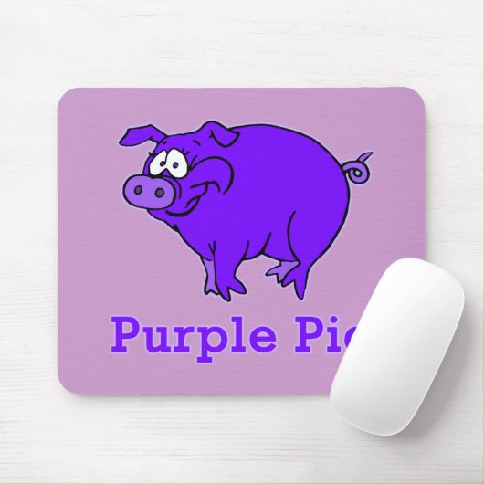 Paarse Varkens op kleding, Mokken, Baby Shirten Muismat (Met muis)