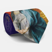 Paarse vastenzondag kruisiging van Christus Stropd Stropdas (Opgerold)